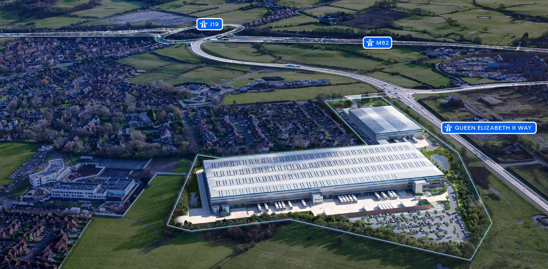 Core Heywood aerial view